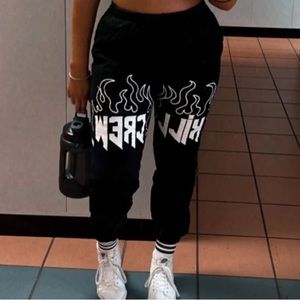 Kill Crew Black and White Heavyweight Lux Sweatpants